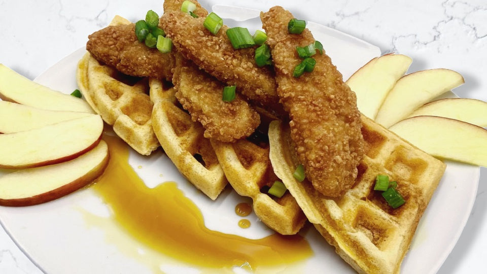 Crispy Chicken Tenders & Waffles