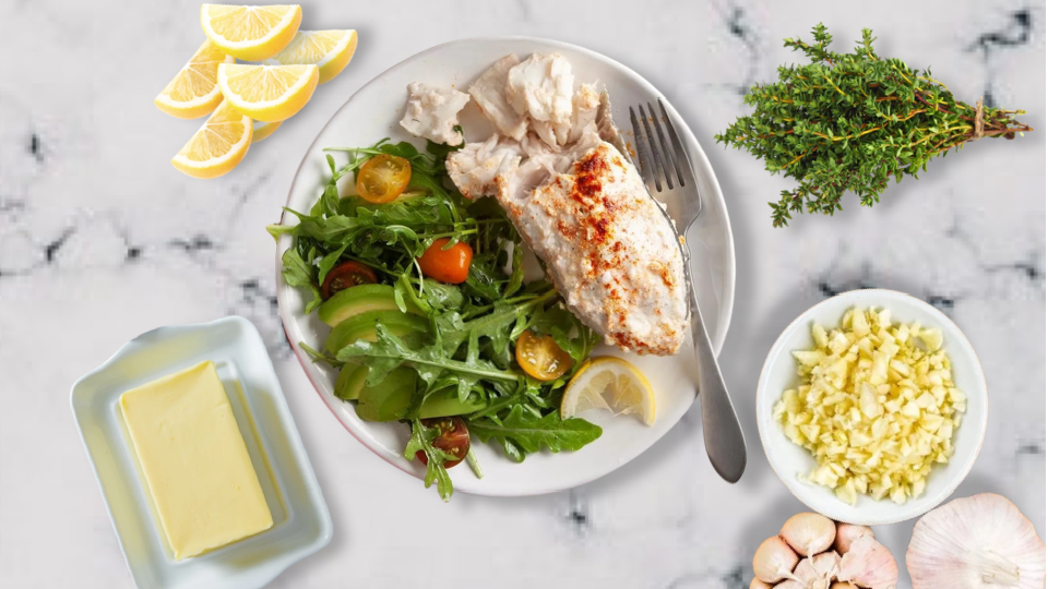 Garlic Buttery Halibut – Vesta Precision