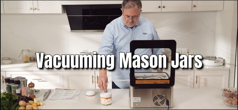 How to Vacuum Seal Mason Jars with the V513/V553 Chamber Vacuum Sealer