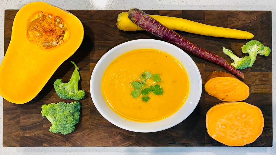 Sous Vide Fall Veggie Bisque