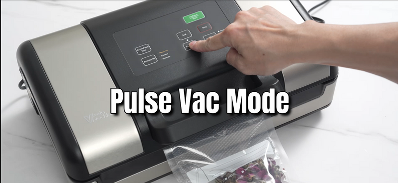 How to use Pulse Vac mode with the V23 vacuum sealer