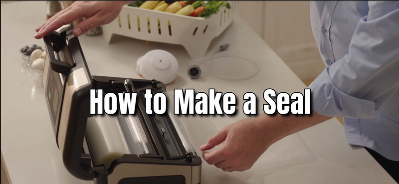 How to seal only with the V23 vacuum sealer