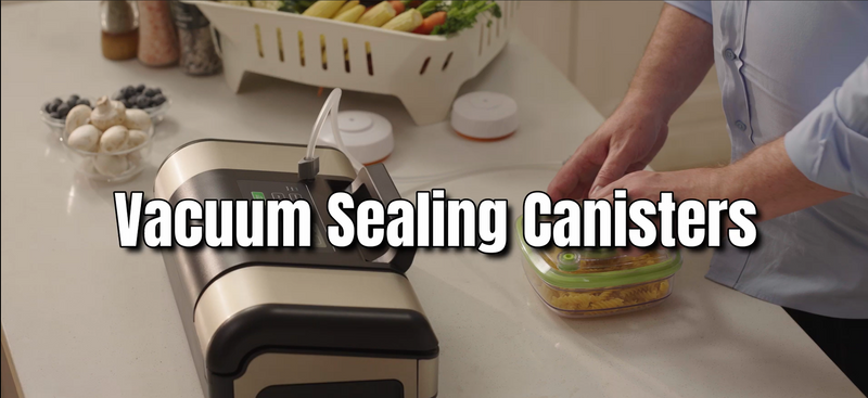 How to vacuum canisters with the V23 vacuum sealer