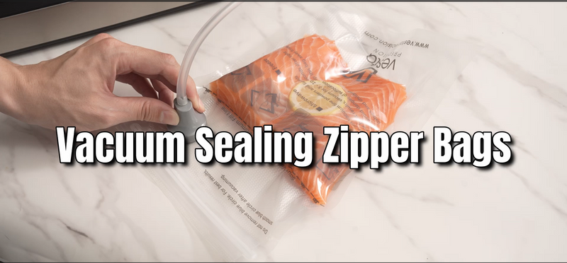 How to vacuum zipper and valve bags with the V23 vacuum sealer