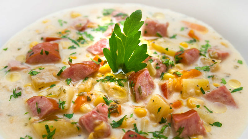 Smoked Sausage Corn Chowder