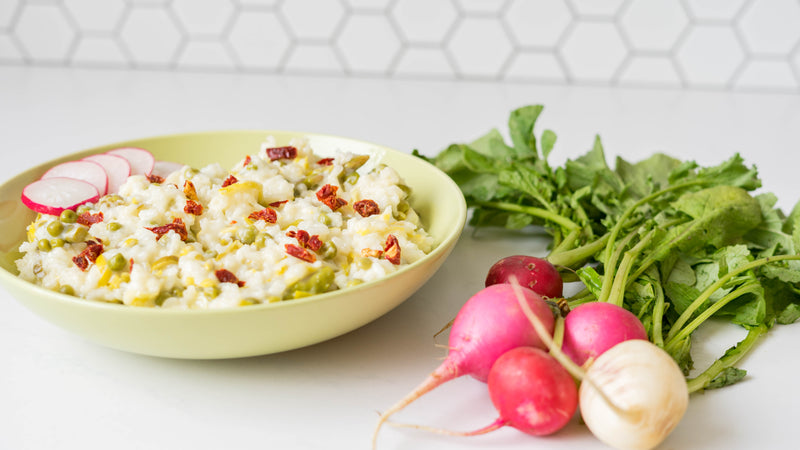Sous Vide Spring Risotto