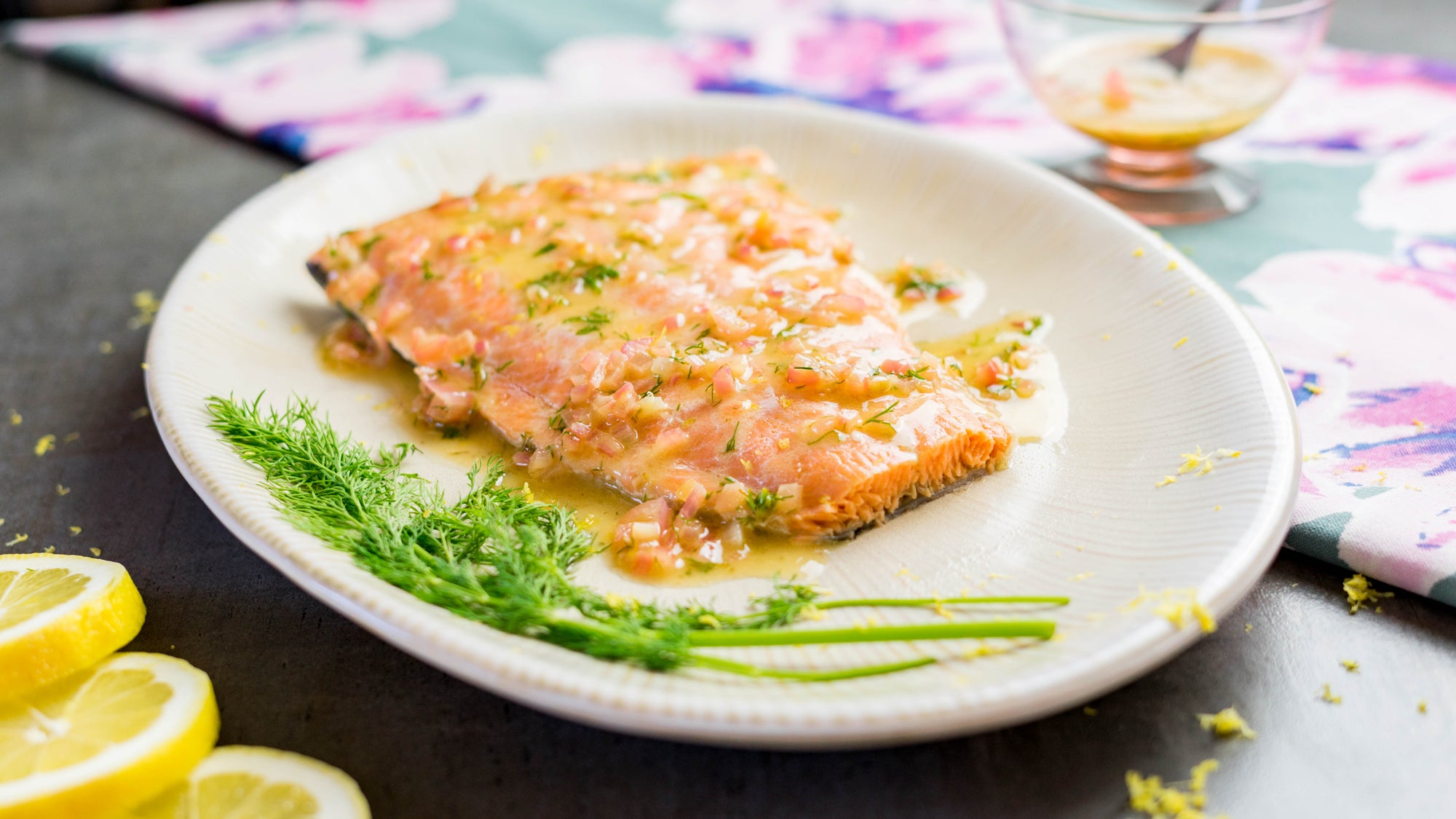 Sous Vide Spring Salmon