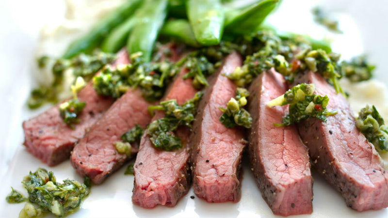 Skirt Steak With Chimichurri Sauce