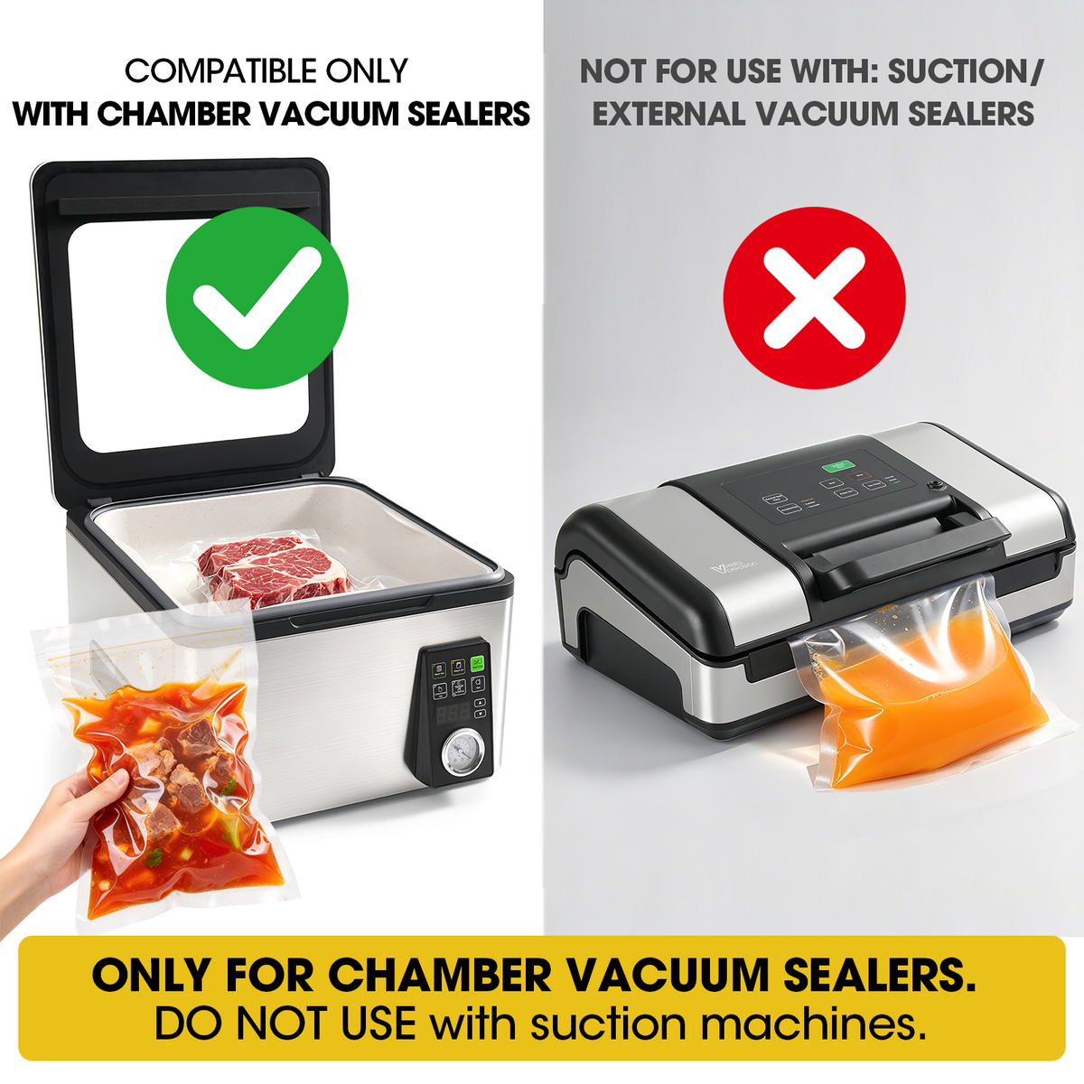 Chamber Vacuum Sealer Bags – Vesta Precision