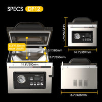 Chamber Vacuum Sealer with Smart Vac and Dry Pump
