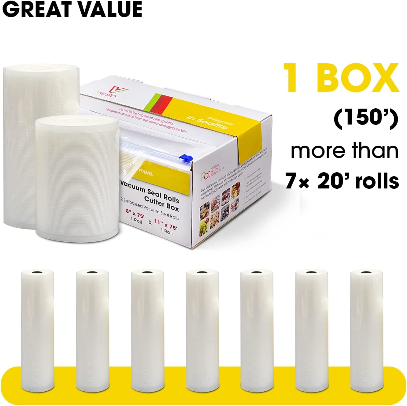 Vacuum Seal Rolls with Cutter Box - Thumbnail 5