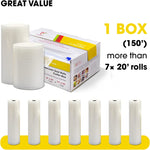 Vacuum Seal Rolls with Cutter Box
