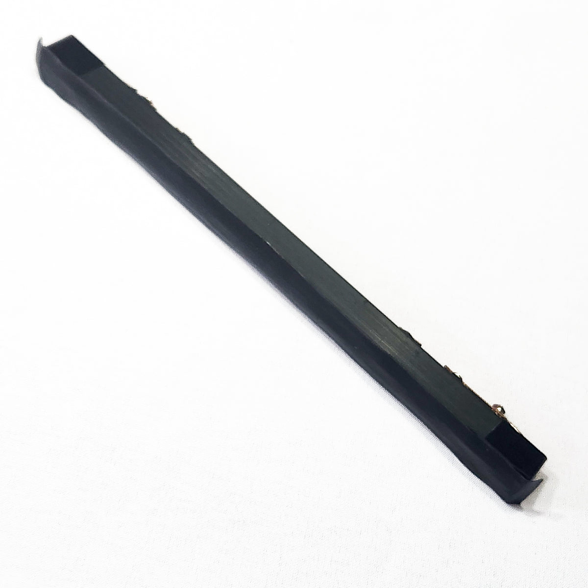 A picture of the seal bar for the V30 Chamber Vac Elite, a black thin rectangular bar with black heat seal tape.