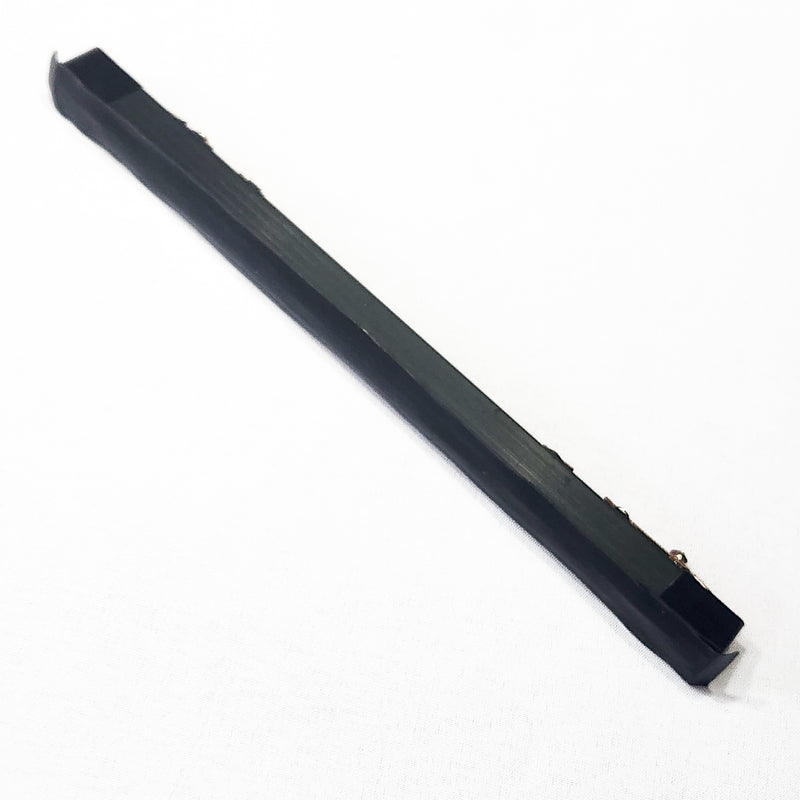 A picture of the seal bar for the V30 Chamber Vac Elite, a black thin rectangular bar with black heat seal tape.