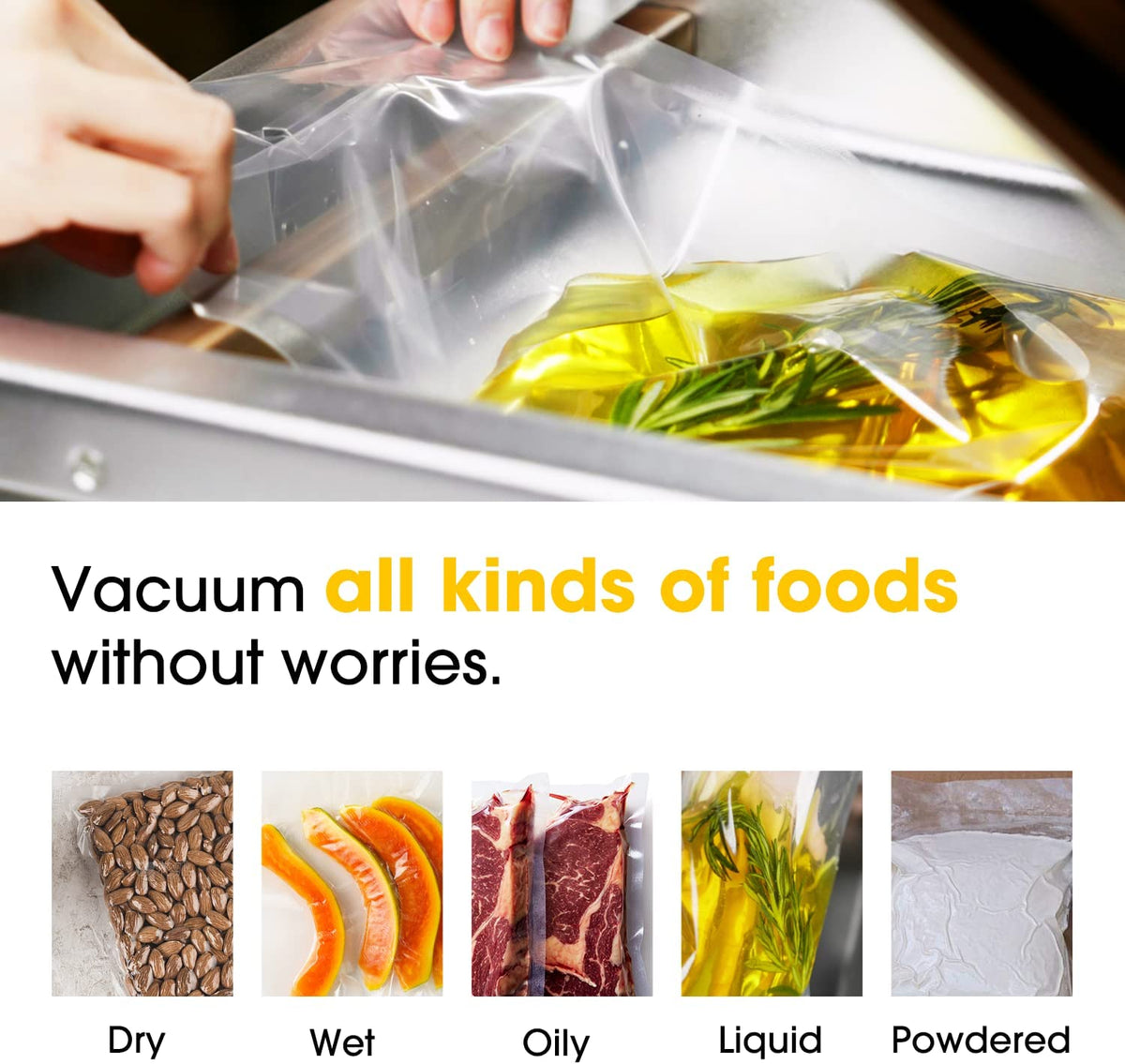 Chamber Vacuum Sealer with Smart Vac and Dry Pump – Vesta Precision