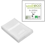 VestaEco Compostable Vacuum Seal Pouches - Embossed