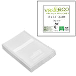VestaEco Compostable Vacuum Seal Pouches - Embossed