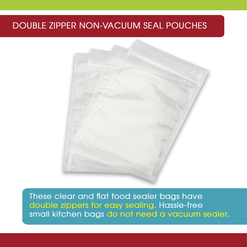 Vesta Non-Vacuum Seal Zipper Pouches