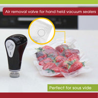 An infographic showing this product requires a handheld vacuum to use.