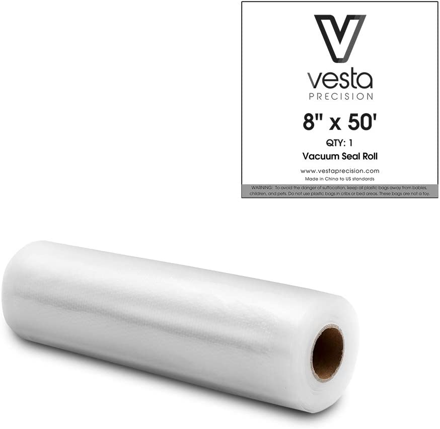 YISSVIC Vacuum Sealer Bag 4 Rolls in 8 Inch x 16 Feet (2 Rolls