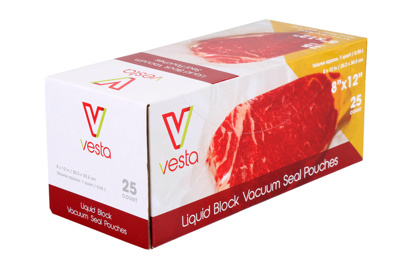 Vesta Vacuum Seal Pouches, Liquid Block