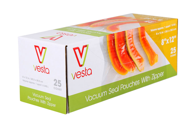 Vesta Zipper Top Sous Vide Pouches