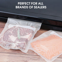 VestaEco Compostable Vacuum Seal Rolls - Embossed