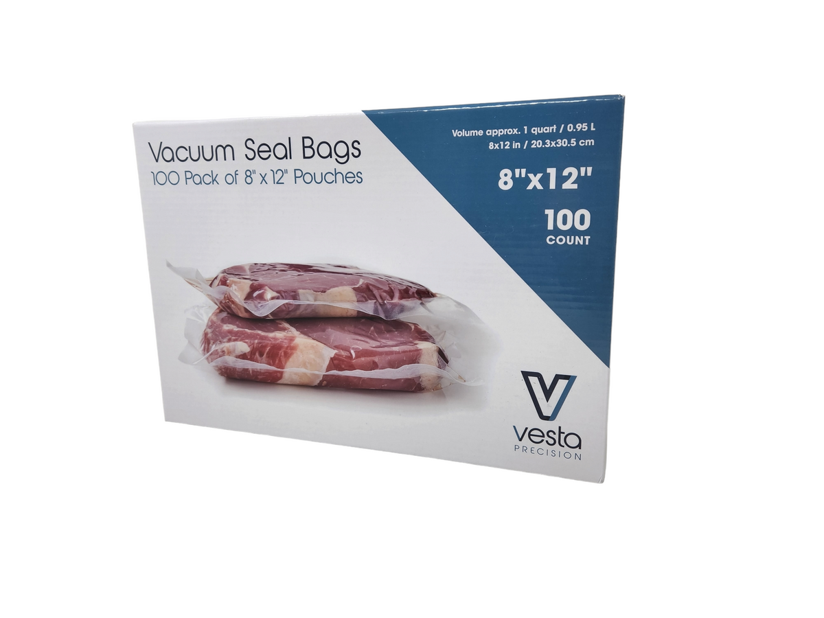 BULK Deals! 1200 Count 8 x 12 Quart Size Pre-Cut Vacuum Sealer