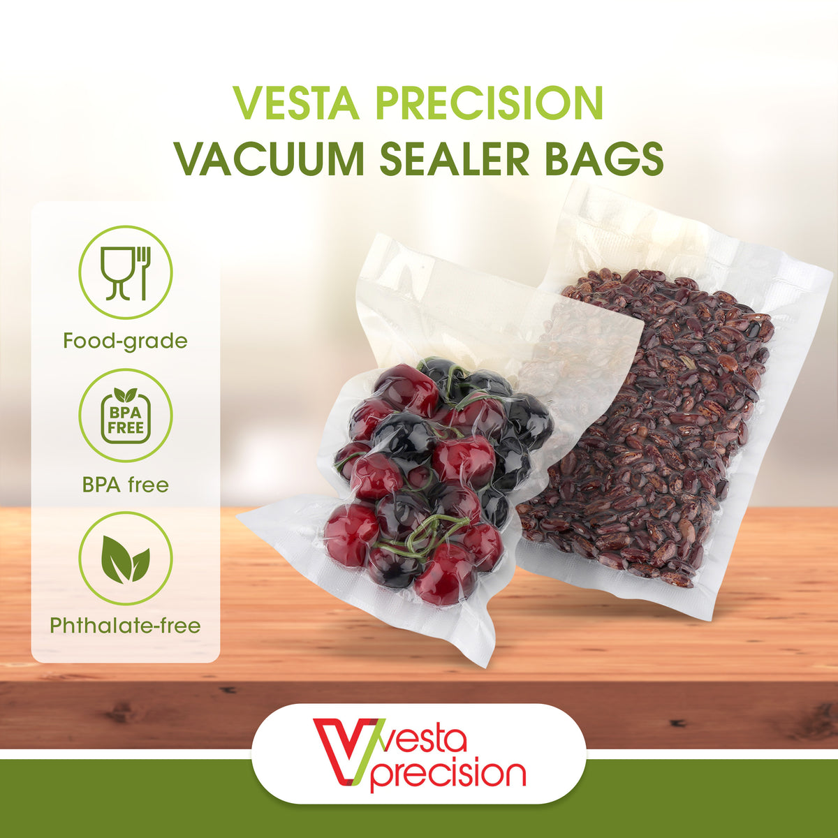 Food Saver Pre-Cut Bags, Vacuum Seal - 20 bags