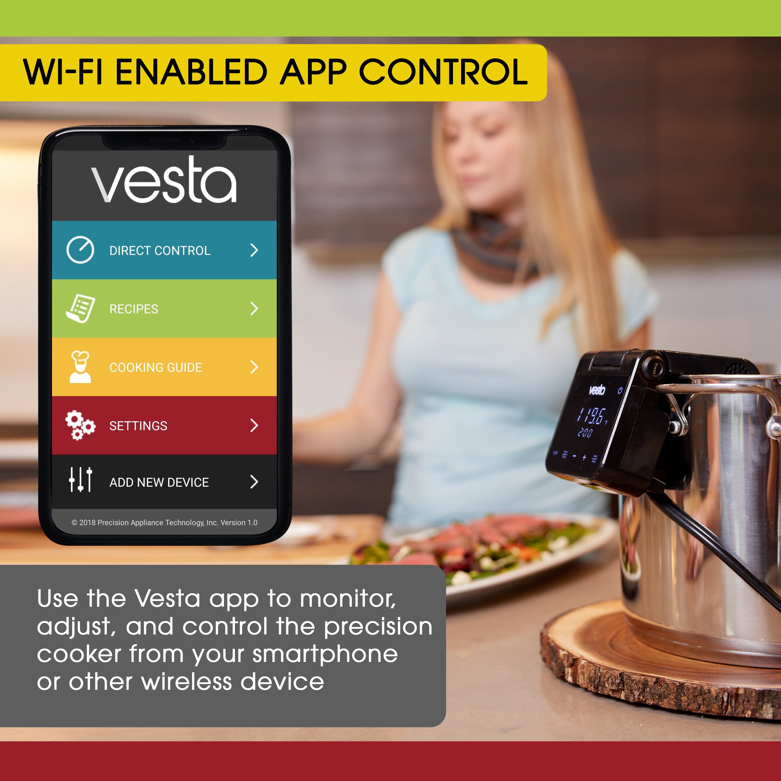 Vesta Precision Imersa Elite Sous Vide Immersion Circulator - Thumbnail 2