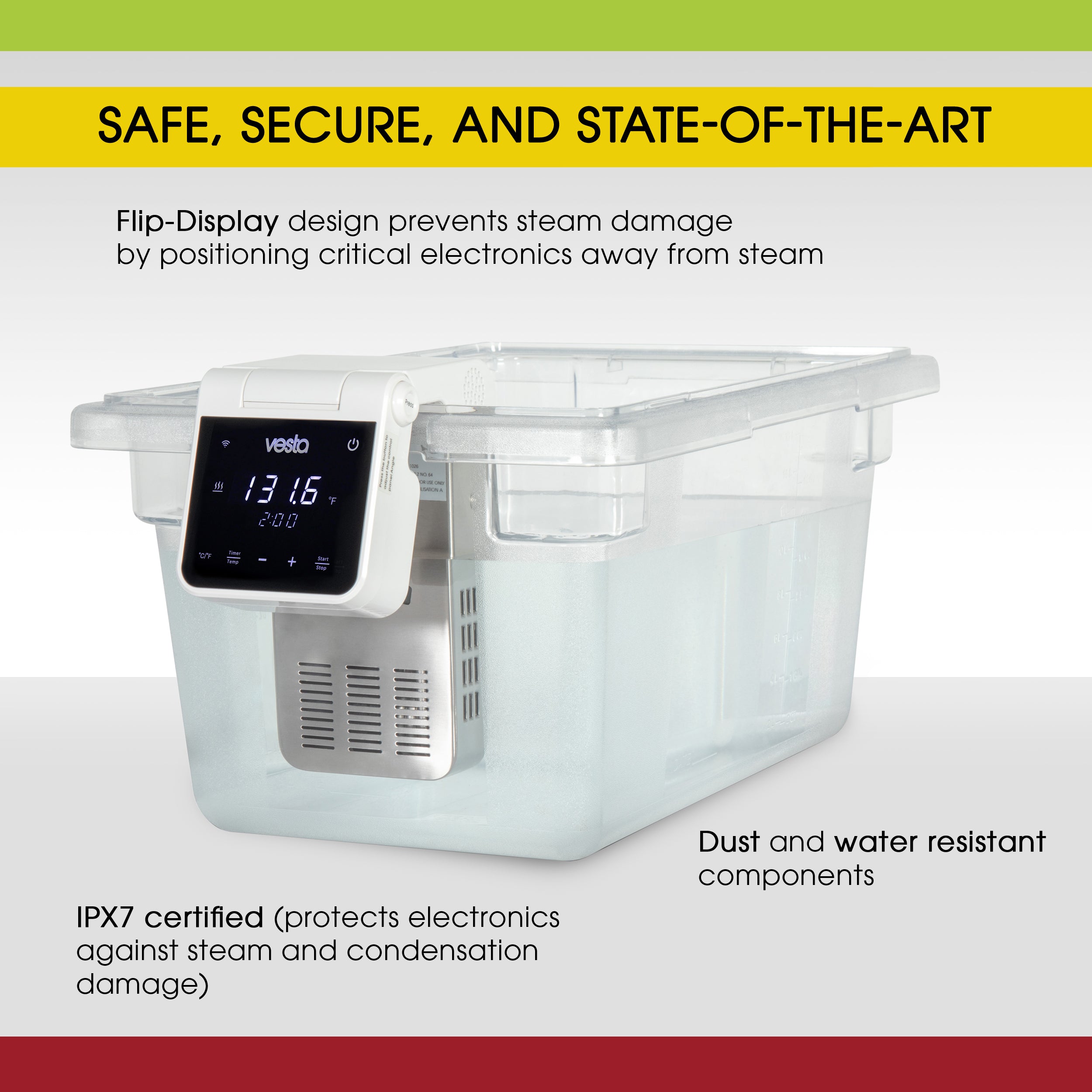 Vesta Precision Imersa Elite Sous Vide Immersion Circulator - Thumbnail 5
