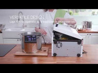 A video that showcases the features of the Vertical Vac Elite chamber vacuum sealer.
